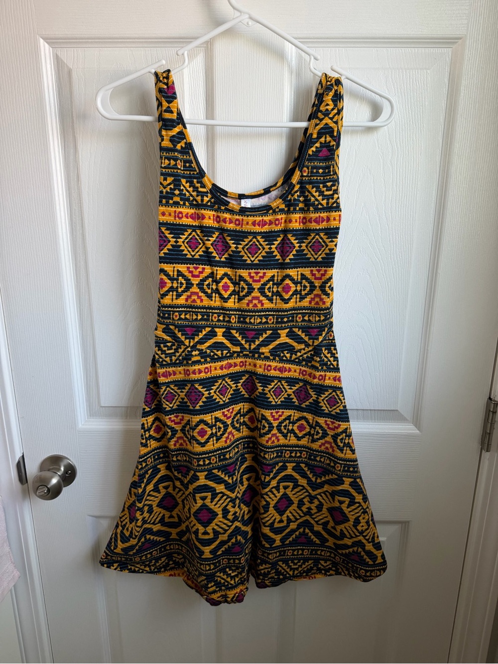 Xhilaration Aztec Print Sleeveless Dress